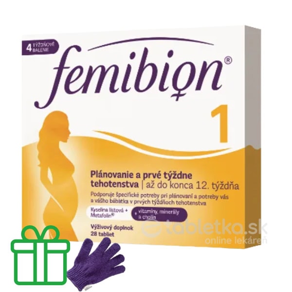 E-shop Femibion 1 Plánovanie a prvé týždne tehotenstva 28 tbl