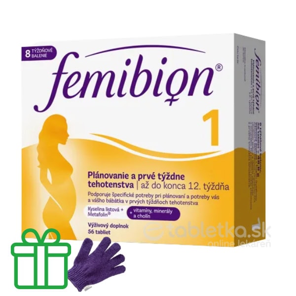 E-shop Femibion 1 Plánovanie a prvé týždne tehotenstva 56 tbl