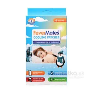 FeverMates Cooling chladiace náplasti pre deti 6ks