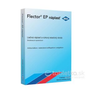 Flector EP liečivá náplasť 5 kusov