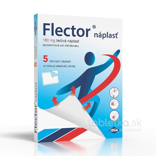 E-shop Flector EP liečivá náplasť 5 kusov