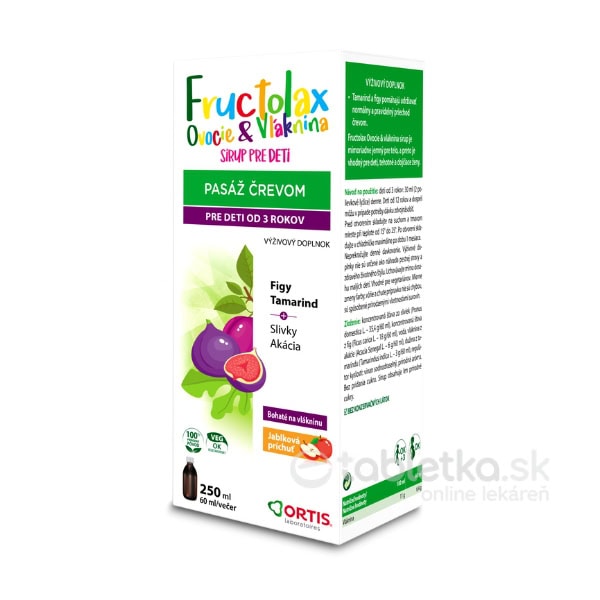 Fructolax Ovocie a vláknina SIRUP 250 ml