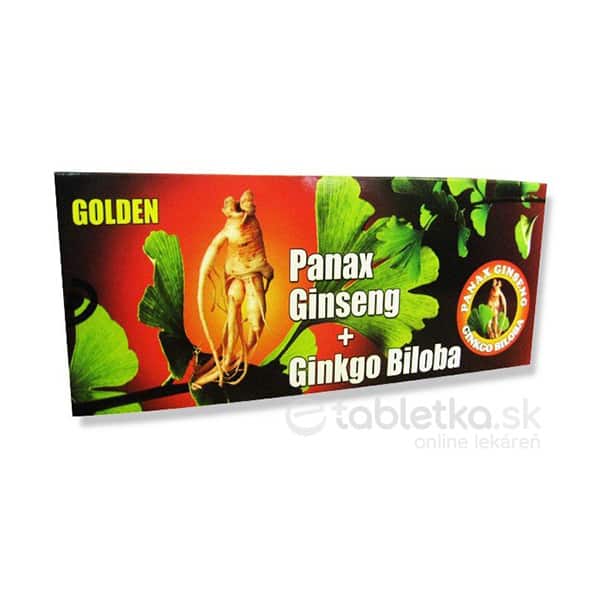 E-shop Golden - Panax Ginseng + Ginkgo Biloba + Magnézium 10x10 ml