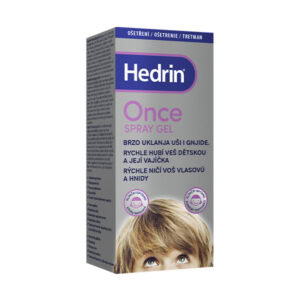 HEDRIN ONCE SPRAY GEL proti všiam a hnidám 100ml