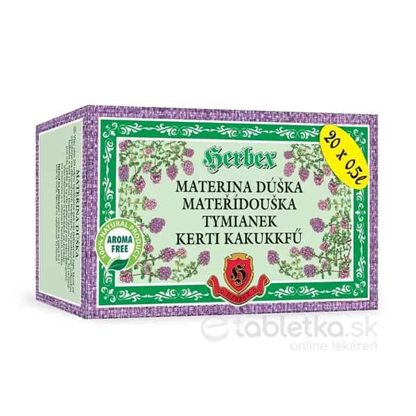E-shop HERBEX MATERINA DUŠKA bylinný čaj 20x3 g