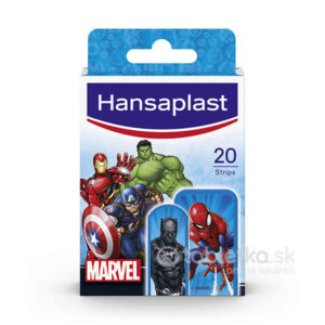 Hansaplast MARVEL detská náplasť, stripy (2 veľkosti) 20ks