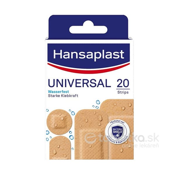 HANSAPLAST Universal Water resistant vodeodolná náplasť - 20 ks