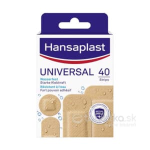Hansaplast UNIVERSAL Water Resistant vodoodolná náplasť 40ks