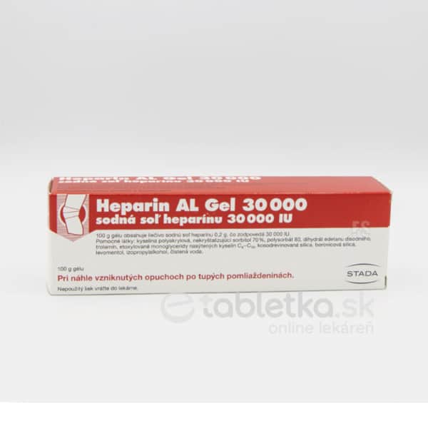 E-shop Heparin AL Gel 30 000 - 100 g