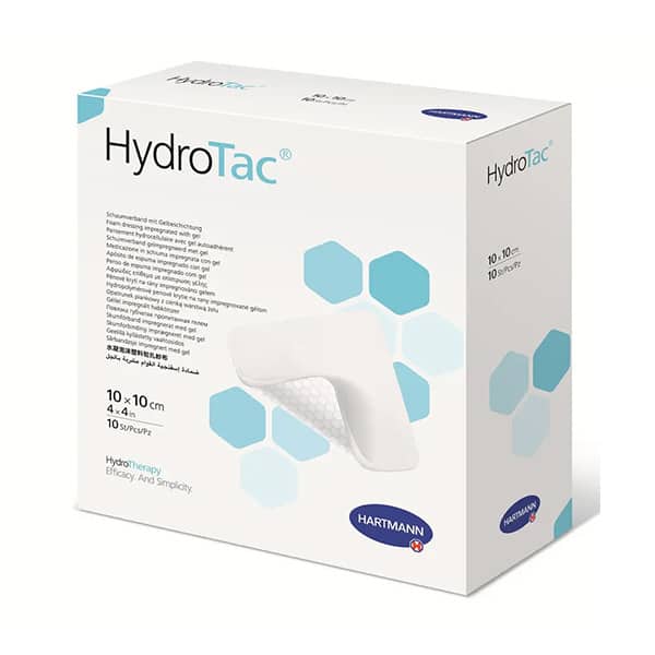 E-shop HydroTac - krytie na rany penové hydropolymérové impregnované gélom (10x10 cm) 10 ks