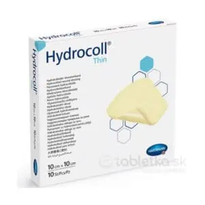 Hydrocoll Thin kompres hydrokoloidný tenký 10x10cm 10ks