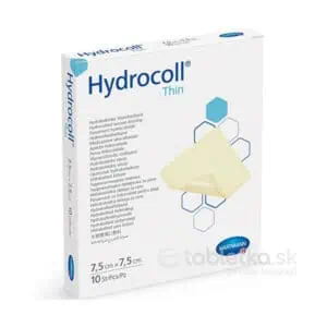 Hydrocoll Thin kompres hydrokoloidný tenký 7,5x7,5cm 10ks