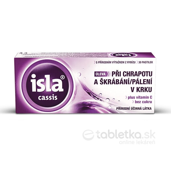 E-shop ISLA CASSIS plus vitamín C pastilky 30 ks