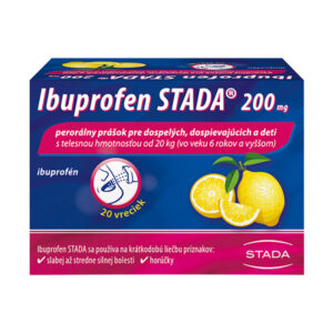 Ibuprofen STADA 200mg perorálny prášok 20 kusov