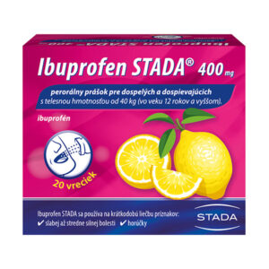 Ibuprofen STADA 400mg perorálny prášok 20 kusov