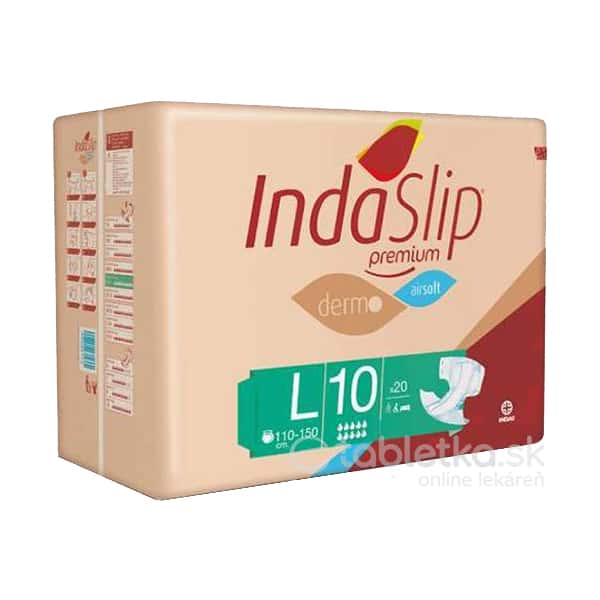 IndaSlip Premium L 10 plienkové nohavičky, dermo, airsoft (obvod 110-150 cm) - 20 ks