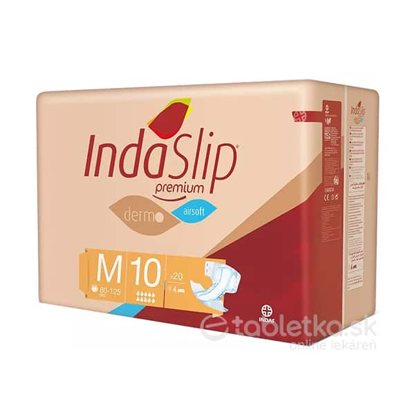 IndaSlip Premium M 10 plienkové nohavičky, dermo, airsoft (obvod 80-125 cm) - 20 ks