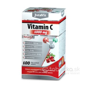 JutaVit Vitamín C 1000 mg so šípkami Retard