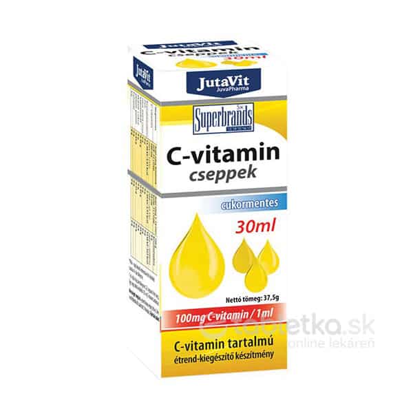 E-shop JutaVit Vitamín C kvapky - kids - 30ml
