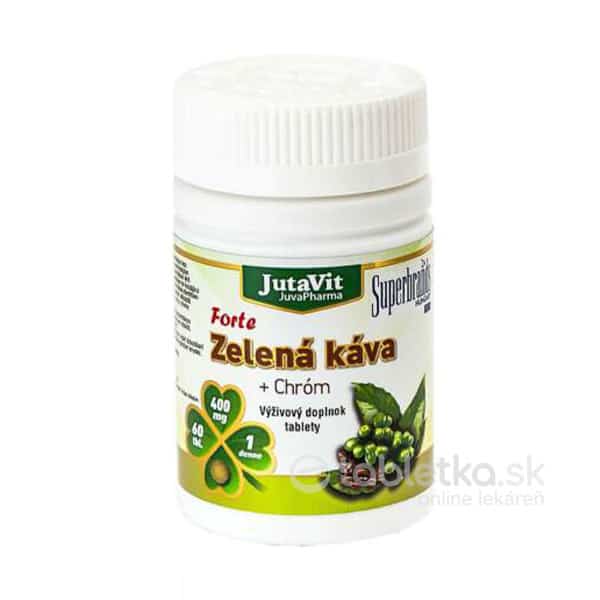 JutaVit Zelená káva Forte + Chróm - 60ks