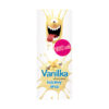 Kalciový sirup Vanilka, VULM 150ml, s ilustráciou žltej škvrny, určený na doplnenie vápnika s príchuťou vanilky.