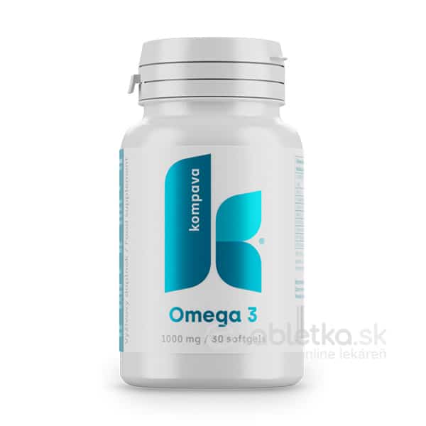  kompava OMEGA-3 1000 mg 100cps
