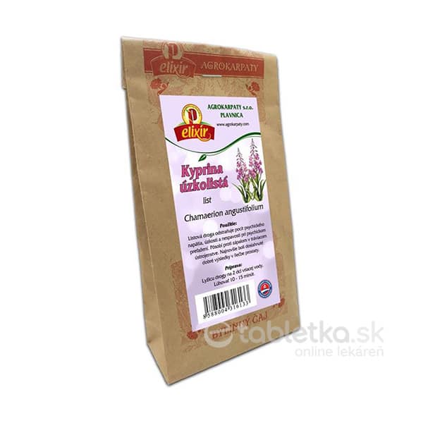 E-shop AGROKARPATY KYPRINA ÚZKOLISTÁ list bylinný čaj 1x30 g