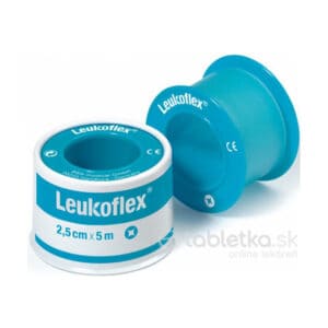 Leukoflex fixačná náplasť na cievke 2,5cm x 5m