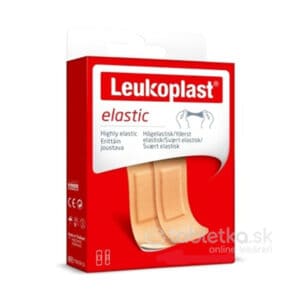 Leukoplast Elastic náplasť na rany pružná (2 veľkosti) 20ks