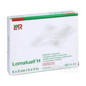 Lomatuell H tyl parafínový sterilný 5x5cm 10ks