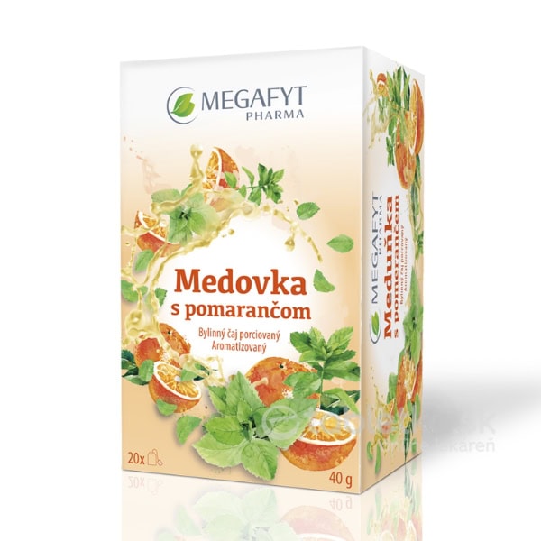 MEGAFYT Medovka s pomarančom 20 x 2 g