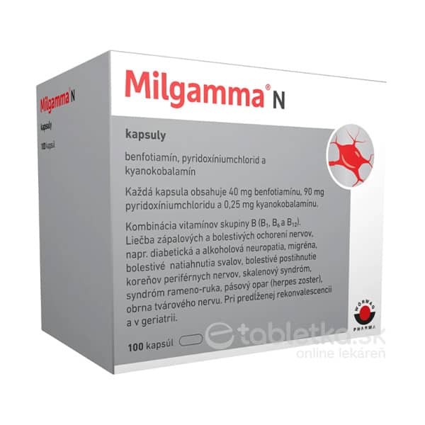 E-shop MILGAMMA N 100 kapsúl
