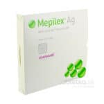 Mepilex Ag silikónový bakteriostatický obväz 17,5x17,5cm 5ks
