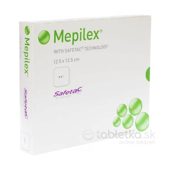  Mepilex Border 12,5x12,5 cm samolepivé krytie s mäkkým silikónom 5 ks