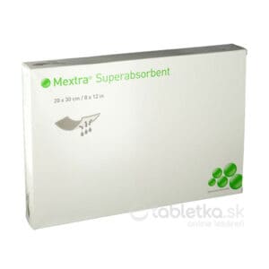 Mextra Superabsorbent superabsorbujúci obväz 20x30cm 10ks