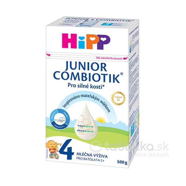 HiPP 4 JUNIOR COMBIOTIK mliečna výživa pre batoľatá (od 2 rokov) 500 g