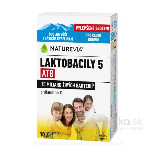 SWISS NATUREVIA LAKTOBACILY 5 ATB/Imunita 1x10 ks