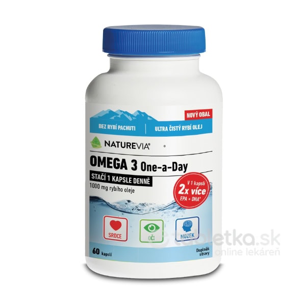E-shop SWISS NATUREVIA OMEGA 3 One-a-Day 1000 mg 1x60cps