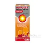 NUROFEN pre deti Jahoda sirup od 3 mesiacov 100ml