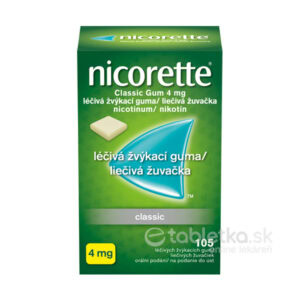 Nicorette Classic Gum 4mg 105ks