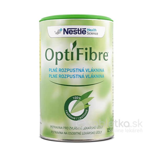 E-shop OptiFibre vláknina v prášku 1x125 g