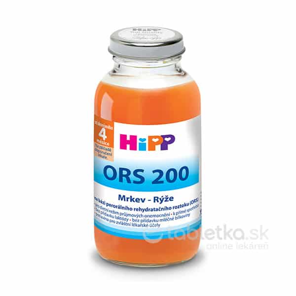 HIiP ORS 200 Mrkvovo ryžový odvar dietetická potraviny 200ml