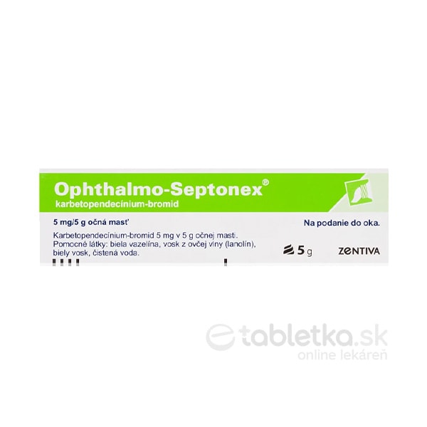 E-shop Ophthalmo-Septonex masť 5g