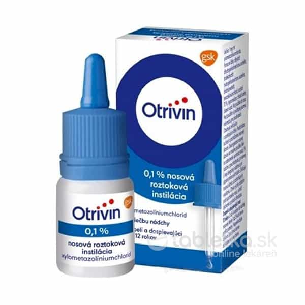 E-shop Otrivin 0,1% kvapky do nosa 10ml