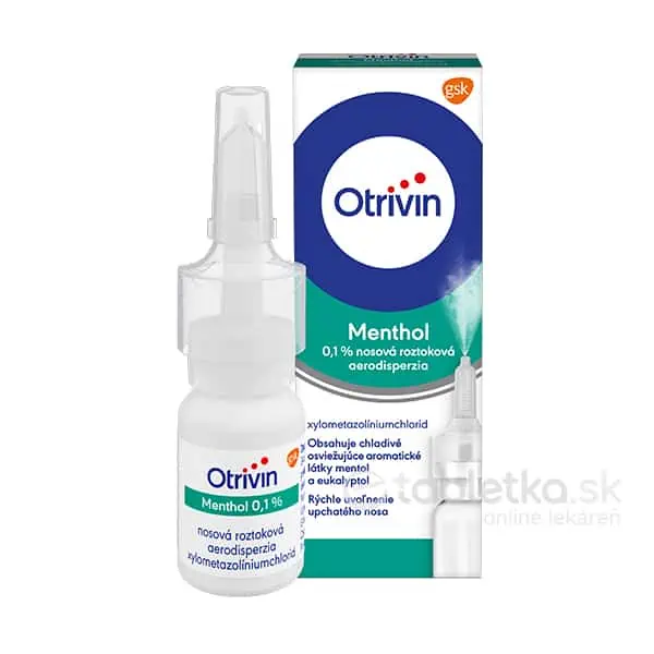 Otrivin Menthol 0,1% sprej do nosa 10ml