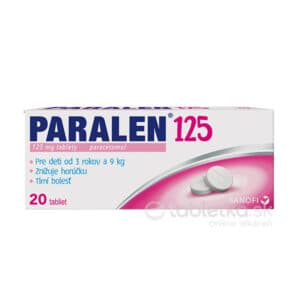PARALEN 125 125 mg 20 tabliet