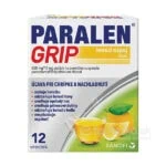 PARALEN GRIP horúci nápoj citrón 650mg/10mg 12 vrecúšok