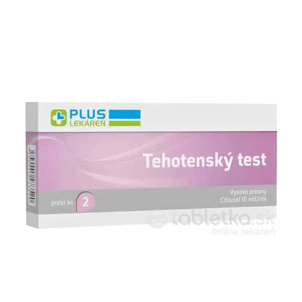PLUS LEKÁREŇ Tehotenský test 10mlU/ml 2ks