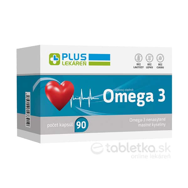 E-shop PLUS LEKÁREŇ Omega 3 90 kapsúl