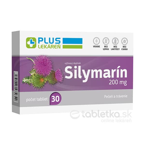 E-shop PLUS LEKÁREŇ Silymarín 200mg 30 tabliet